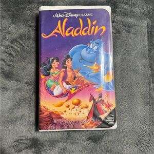 Vintage Waltz Disney Classic Aladdin Black Diamond VHS